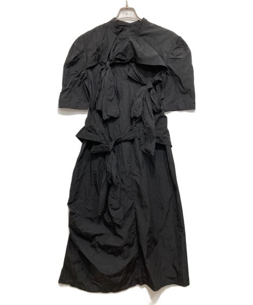 HOUGA（ホウガ）HOUGA (ホウガ) sea dress ブラック サイズ:Fの古着・服飾アイテム