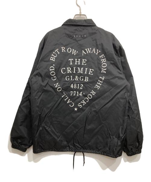 THE CRIMIE（ザ クライミー）THE CRIMIE (ザ クライミー) BLACK HEART LOGO COACH JACKET ブラック サイズ:Lの古着・服飾アイテム