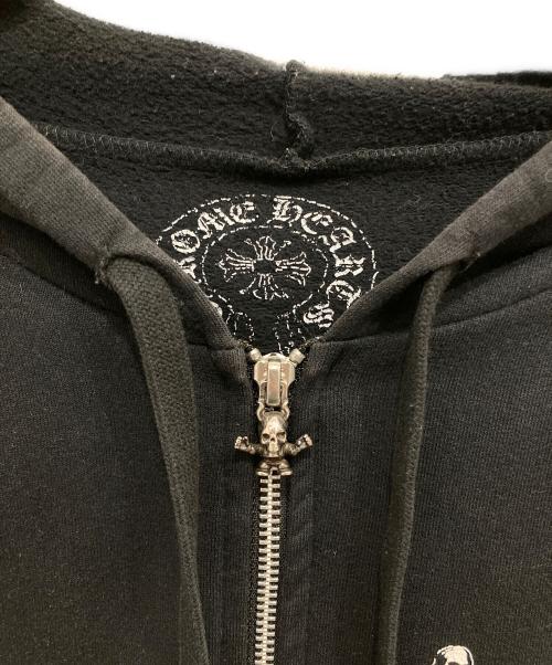 CHROME HEARTS（クロムハーツ）CHROME HEARTS (クロムハーツ) SWTSHRT HD ZIP ブラック サイズ:Lの古着・服飾アイテム