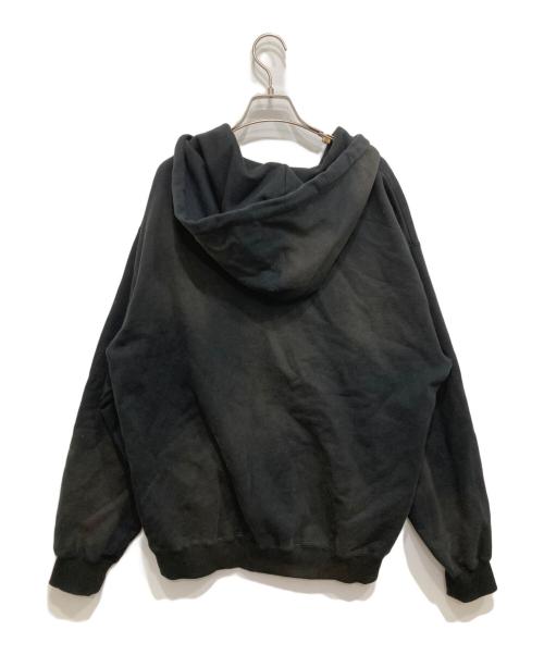 X-LARGE（エクストララージ）X-LARGE (エクストララージ) DISCHARGE PRINTED OG ZIP HOODED SWEATSHIRT ブラック サイズ:Lの古着・服飾アイテム