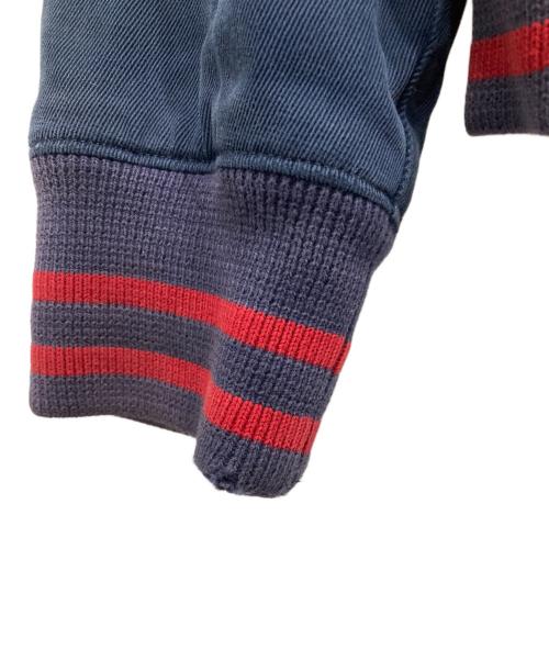 POLO RALPH LAUREN（ポロ・ラルフローレン）POLO RALPH LAUREN (ポロ・ラルフローレン) コットン スタジャン ネイビー×レッド サイズ:Mの古着・服飾アイテム