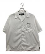 NEIGHBORHOODネイバーフッド）の古着「SOLID-COLOR HAWAIIAN SHIRT SS」｜ホワイト