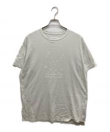 Maison Margiela（メゾンマルジェラ）の古着「NUMBERING LOGO TEE」｜ライトグレー