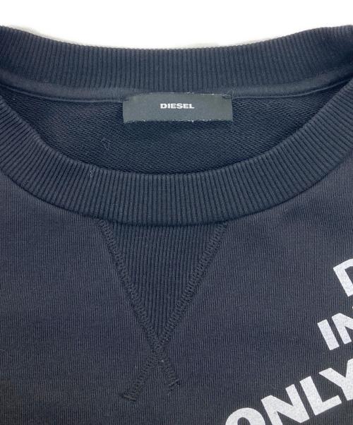 DIESEL（ディーゼル）DIESEL (ディーゼル) 2WAYスウェット ブラック サイズ:XSの古着・服飾アイテム