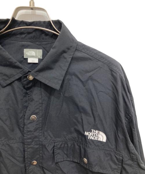 THE NORTH FACE（ザ ノース フェイス）THE NORTH FACE (ザ ノース フェイス) ロングスリーブ ヌプシ シャツ ブラック サイズ:XLの古着・服飾アイテム
