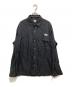 THE NORTH FACE（ザ ノース フェイス）の古着「ロングスリーブ ヌプシ シャツ」｜ブラック