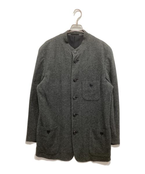 ISSEY MIYAKE MEN（イッセイミヤケメン）ISSEY MIYAKE MEN (イッセイミヤケメン) スタンドカラーコート グレー サイズ:Lの古着・服飾アイテム