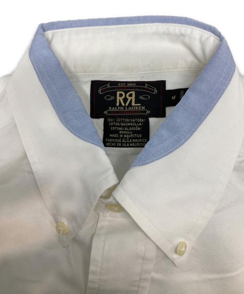 RRL（ダブルアールエル）RRL (ダブルアールエル) ボタンダウンシャツ ホワイト サイズ:Mの古着・服飾アイテム
