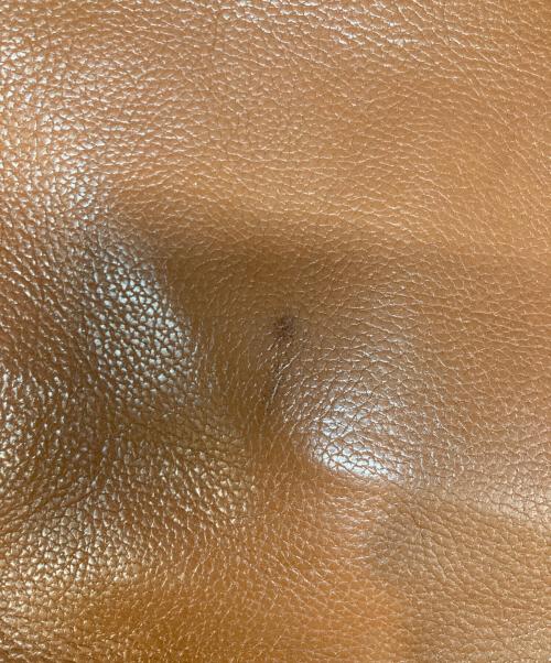 IL BISONTE（イル ビゾンテ）IL BISONTE (イル ビゾンテ) レザー×キャンバスショルダーバッグ ブラウン×カーキの古着・服飾アイテム