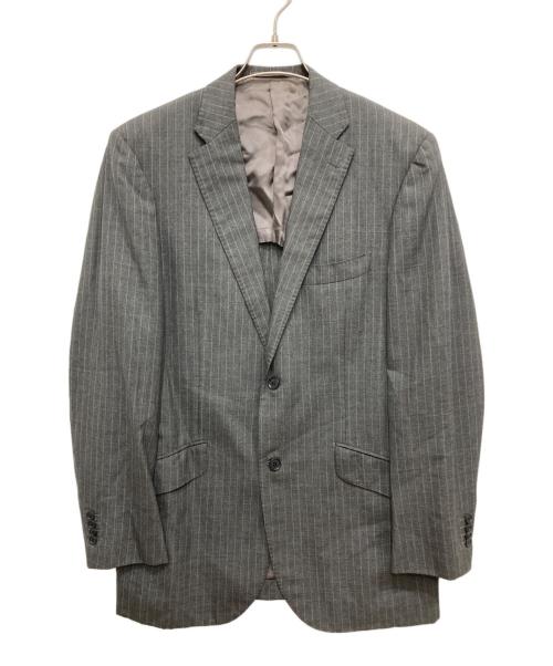 Sartoria Ring（サルトリアリング）Sartoria Ring (サルトリアリング) ストライプセットアップスーツ グレー サイズ:50の古着・服飾アイテム