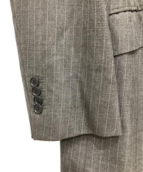 Sartoria Ring（サルトリアリング）Sartoria Ring (サルトリアリング) ストライプセットアップスーツ グレー サイズ:50の古着・服飾アイテム