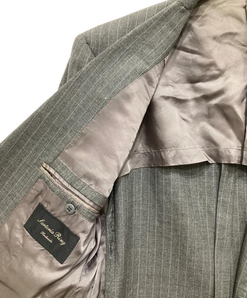 Sartoria Ring（サルトリアリング）Sartoria Ring (サルトリアリング) ストライプセットアップスーツ グレー サイズ:50の古着・服飾アイテム