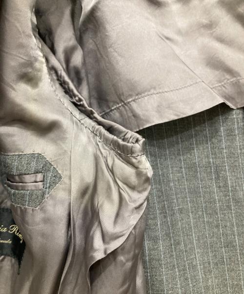 Sartoria Ring（サルトリアリング）Sartoria Ring (サルトリアリング) ストライプセットアップスーツ グレー サイズ:50の古着・服飾アイテム