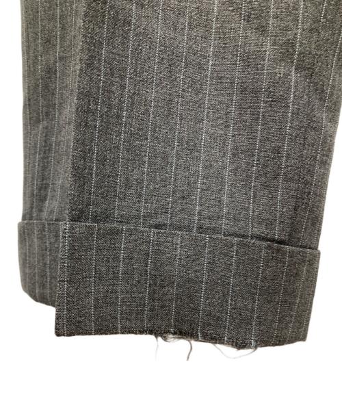 Sartoria Ring（サルトリアリング）Sartoria Ring (サルトリアリング) ストライプセットアップスーツ グレー サイズ:50の古着・服飾アイテム