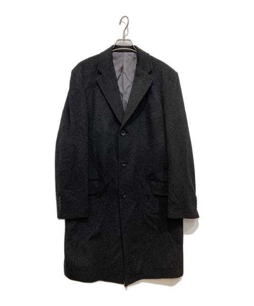 EDWARDS（エドワーズ）EDWARDS (エドワーズ) ウールチェスターコート ブラック サイズ:LLの古着・服飾アイテム