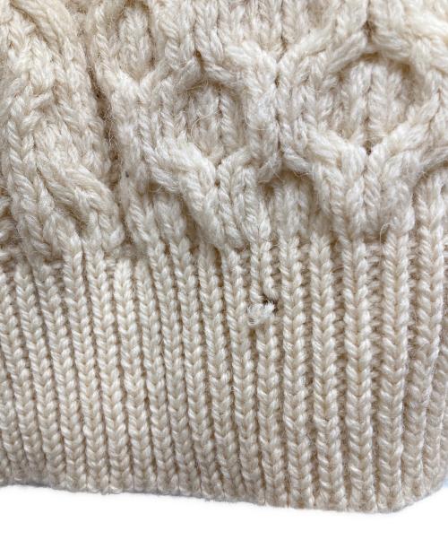 Kerry Woollen Mills（ケリーウールンミルズ）Kerry Woollen Mills (ケリーウールンミルズ) アランニット アイボリー サイズ:38の古着・服飾アイテム