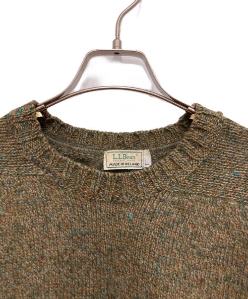 L.L.Bean（エルエルビーン）L.L.Bean (エルエルビーン) 80-90'sメランジニット カーキ サイズ:Lの古着・服飾アイテム