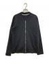 ARTISAN（アルチザン）の古着「ストレッチスムース “ NEWジップカーデ ”」｜ブラック