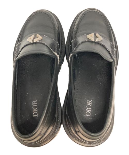 Dior（ディオール）DIOR (ディオール) エクスプローラー ローファー ブラック サイズ:40の古着・服飾アイテム
