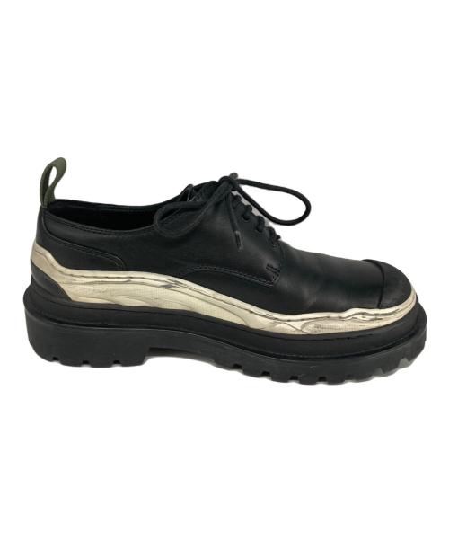 Christian Dior（クリスチャン ディオール）Christian Dior (クリスチャン ディオール) sacai (サカイ) ダービーシューズ ブラック サイズ:40の古着・服飾アイテム