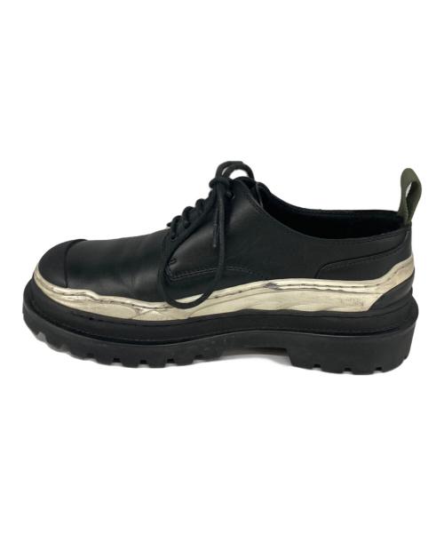 Christian Dior（クリスチャン ディオール）Christian Dior (クリスチャン ディオール) sacai (サカイ) ダービーシューズ ブラック サイズ:40の古着・服飾アイテム