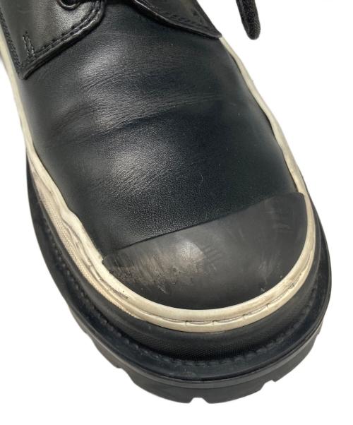 Christian Dior（クリスチャン ディオール）Christian Dior (クリスチャン ディオール) sacai (サカイ) ダービーシューズ ブラック サイズ:40の古着・服飾アイテム