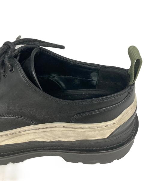 Christian Dior（クリスチャン ディオール）Christian Dior (クリスチャン ディオール) sacai (サカイ) ダービーシューズ ブラック サイズ:40の古着・服飾アイテム