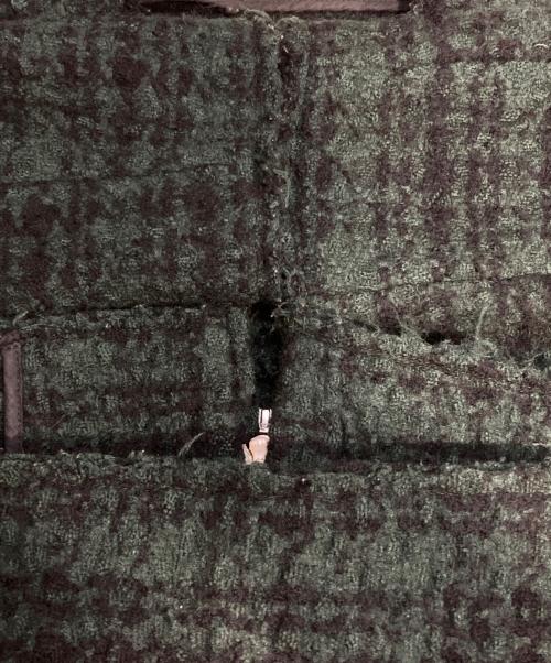 MARNI（マルニ）MARNI (マルニ) TWEED TOOTHCHECK ZIP COAT グリーン サイズ:M(38)の古着・服飾アイテム