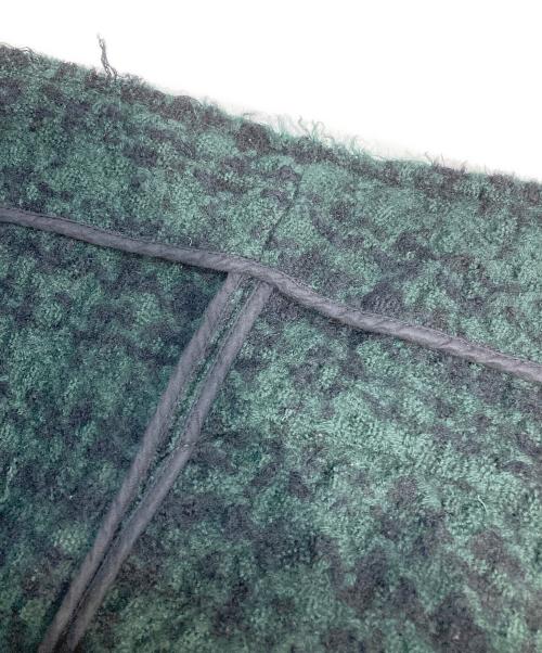 MARNI（マルニ）MARNI (マルニ) TWEED TOOTHCHECK ZIP COAT グリーン サイズ:M(38)の古着・服飾アイテム