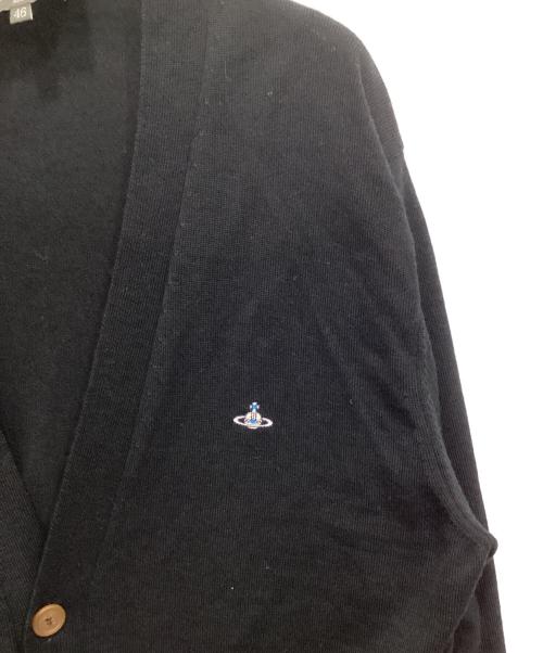 Vivienne Westwood man（ヴィヴィアン ウェストウッド マン）Vivienne Westwood man (ヴィヴィアン ウェストウッド マン) 変形ロングフロント カーディガン ブラック サイズ:46の古着・服飾アイテム