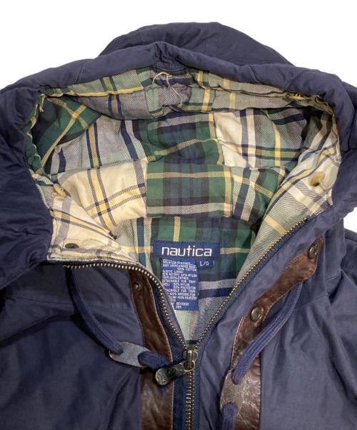 NAUTICA（ノーティカ）NAUTICA (ノーティカ) レザーパイピングジャケット ネイビー サイズ:Lの古着・服飾アイテム