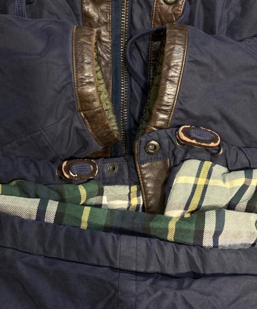 NAUTICA（ノーティカ）NAUTICA (ノーティカ) レザーパイピングジャケット ネイビー サイズ:Lの古着・服飾アイテム