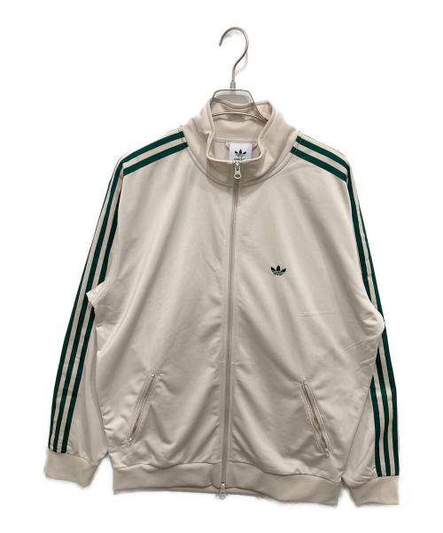 adidas（アディダス）adidas (アディダス) トラックジャケット ベージュ サイズ:Mの古着・服飾アイテム