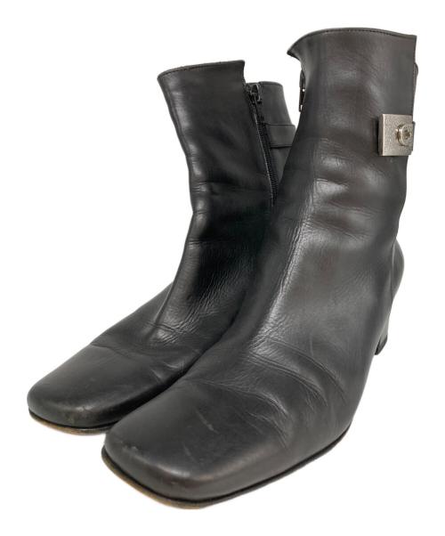 Salvatore Ferragamo（サルヴァトーレ フェラガモ）Salvatore Ferragamo (サルヴァトーレ フェラガモ) ガンチーニブーツ ブラック サイズ:8Cの古着・服飾アイテム