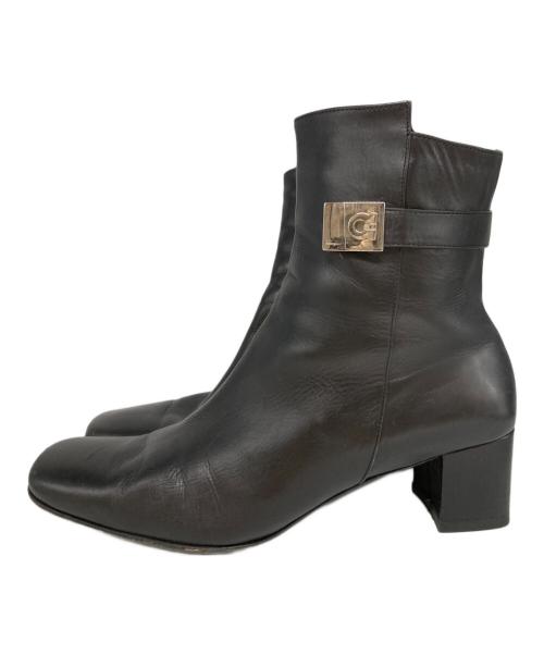 Salvatore Ferragamo（サルヴァトーレ フェラガモ）Salvatore Ferragamo (サルヴァトーレ フェラガモ) ガンチーニブーツ ブラック サイズ:8Cの古着・服飾アイテム