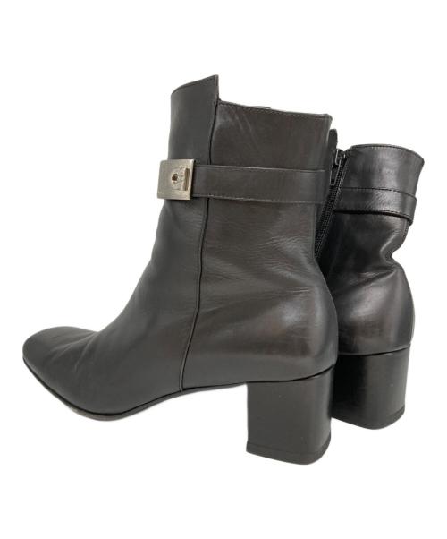 Salvatore Ferragamo（サルヴァトーレ フェラガモ）Salvatore Ferragamo (サルヴァトーレ フェラガモ) ガンチーニブーツ ブラック サイズ:8Cの古着・服飾アイテム