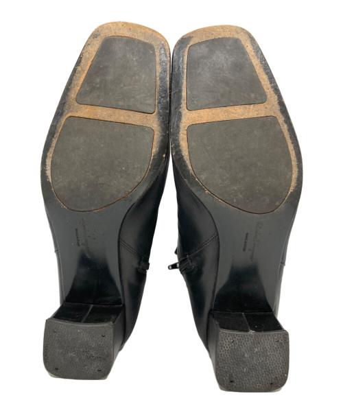 Salvatore Ferragamo（サルヴァトーレ フェラガモ）Salvatore Ferragamo (サルヴァトーレ フェラガモ) ガンチーニブーツ ブラック サイズ:8Cの古着・服飾アイテム