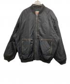 HARLEY-DAVIDSONハーレーダビッドソン）の古着「MA-1ジャケット」｜ブラック