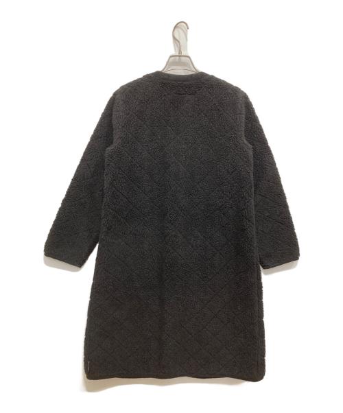 Traditional Weatherwear（トラディショナルウェザーウェア）Traditional Weatherwear (トラディショナルウェザーウェア) ノーカラーボアコート ブラック サイズ:34の古着・服飾アイテム