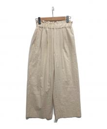 JOURNAL STANDARD（ジャーナルスタンダード）の古着「ウォッシャブルワイドパンツ」｜ホワイト