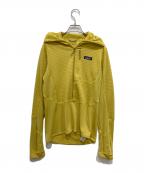 Patagoniaパタゴニア）の古着「R1 P/O Hoody」｜イエロー