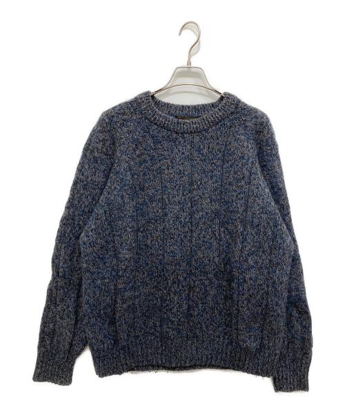 Eddie Bauer（エディーバウアー）Eddie Bauer (エディーバウアー) クルーネックニット ブルー サイズ:XLの古着・服飾アイテム