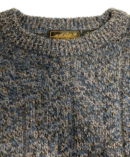 Eddie Bauer（エディーバウアー）Eddie Bauer (エディーバウアー) クルーネックニット ブルー サイズ:XLの古着・服飾アイテム