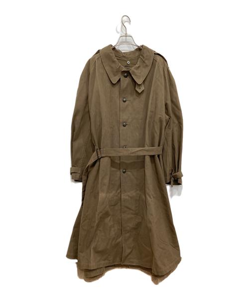 MILITARY（ミリタリー）MILITARY (ミリタリー) モーターサイクルコート ベージュ サイズ:8の古着・服飾アイテム