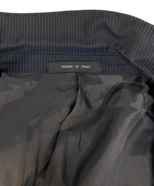 EMPORIO ARMANI（エンポリオ アルマーニ）EMPORIO ARMANI (エンポリオアルマーニ) ウールストライプセットアップスーツ ネイビー サイズ:50（175/96A）の古着・服飾アイテム