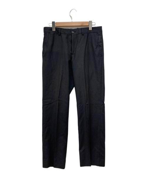 EMPORIO ARMANI（エンポリオ アルマーニ）EMPORIO ARMANI (エンポリオアルマーニ) ウールストライプセットアップスーツ ネイビー サイズ:50（175/96A）の古着・服飾アイテム