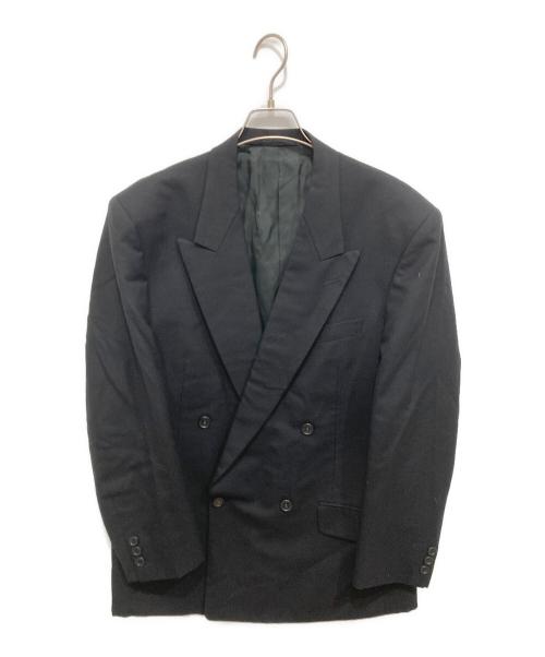 PAUL SMITH（ポールスミス）Paul Smith (ポールスミス) ウールダブルブレストジャケット ブラック サイズ:Lの古着・服飾アイテム