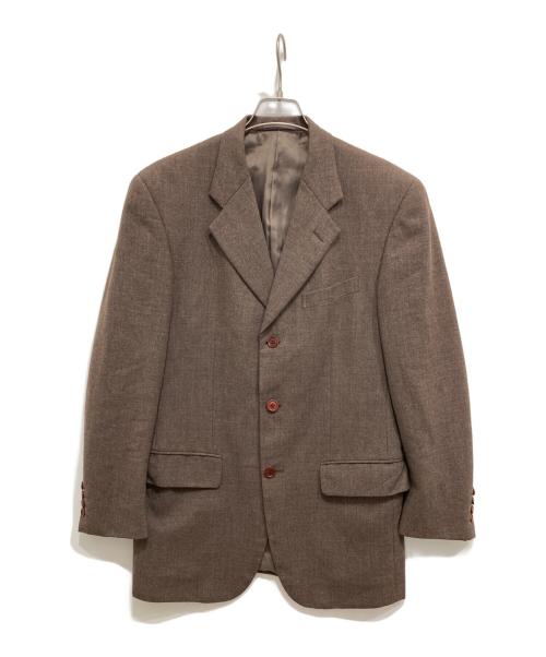 Henry Cotton's（ヘンリーコットンズ）Henry Cotton's (ヘンリーコットンズ) ウールセットアップスーツ ブラウン サイズ:48の古着・服飾アイテム