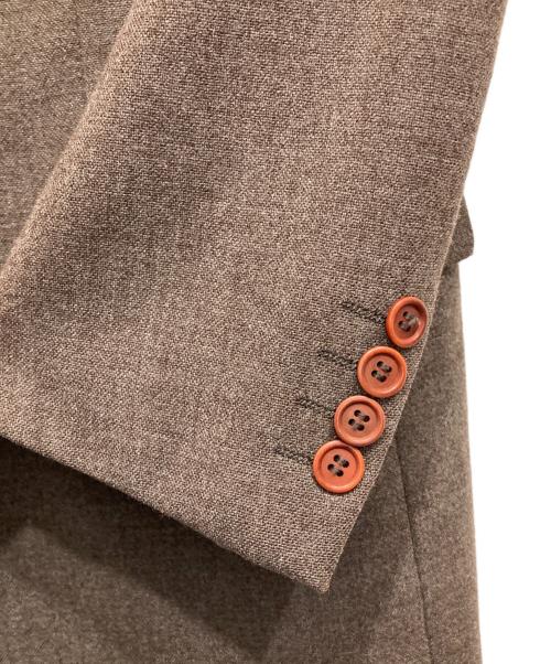 Henry Cotton's（ヘンリーコットンズ）Henry Cotton's (ヘンリーコットンズ) ウールセットアップスーツ ブラウン サイズ:48の古着・服飾アイテム