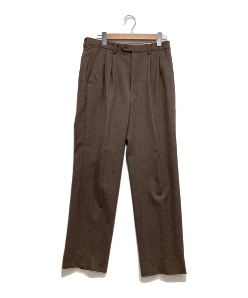 Henry Cotton's（ヘンリーコットンズ）Henry Cotton's (ヘンリーコットンズ) ウールセットアップスーツ ブラウン サイズ:48の古着・服飾アイテム